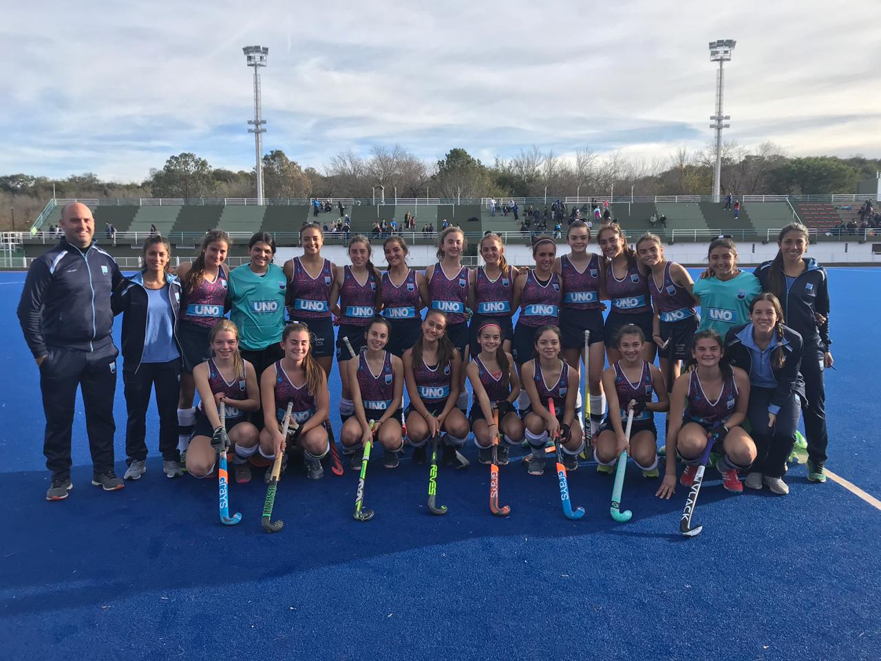 Las chicas del sub 14 A, en la gran final