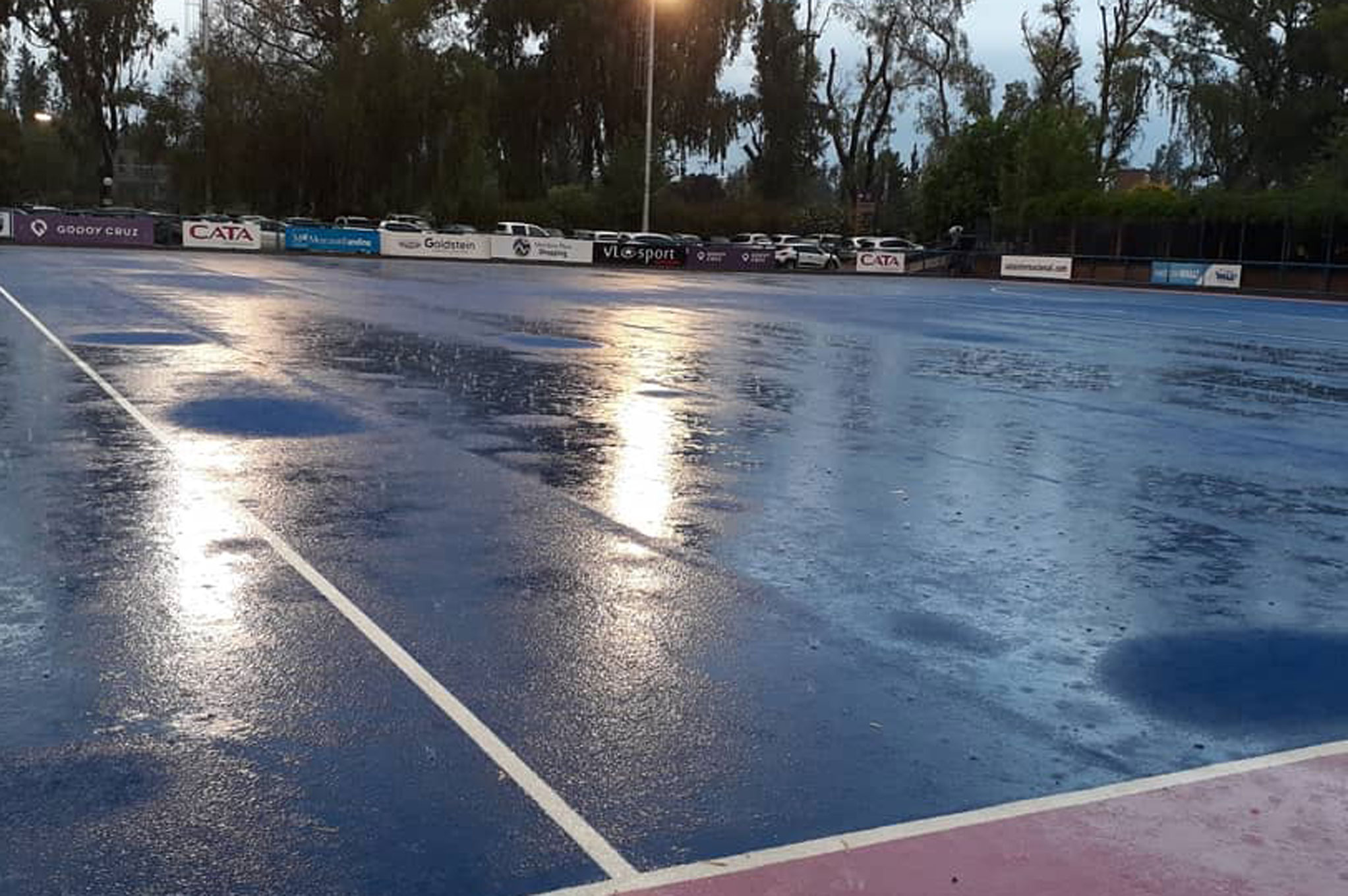 Finales suspendidas por lluvia