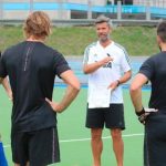 Con Emi Bosso, Los Leones viajaron a Estados Unidos